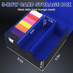 QLOUNI box with PU leather exterior for durability and style