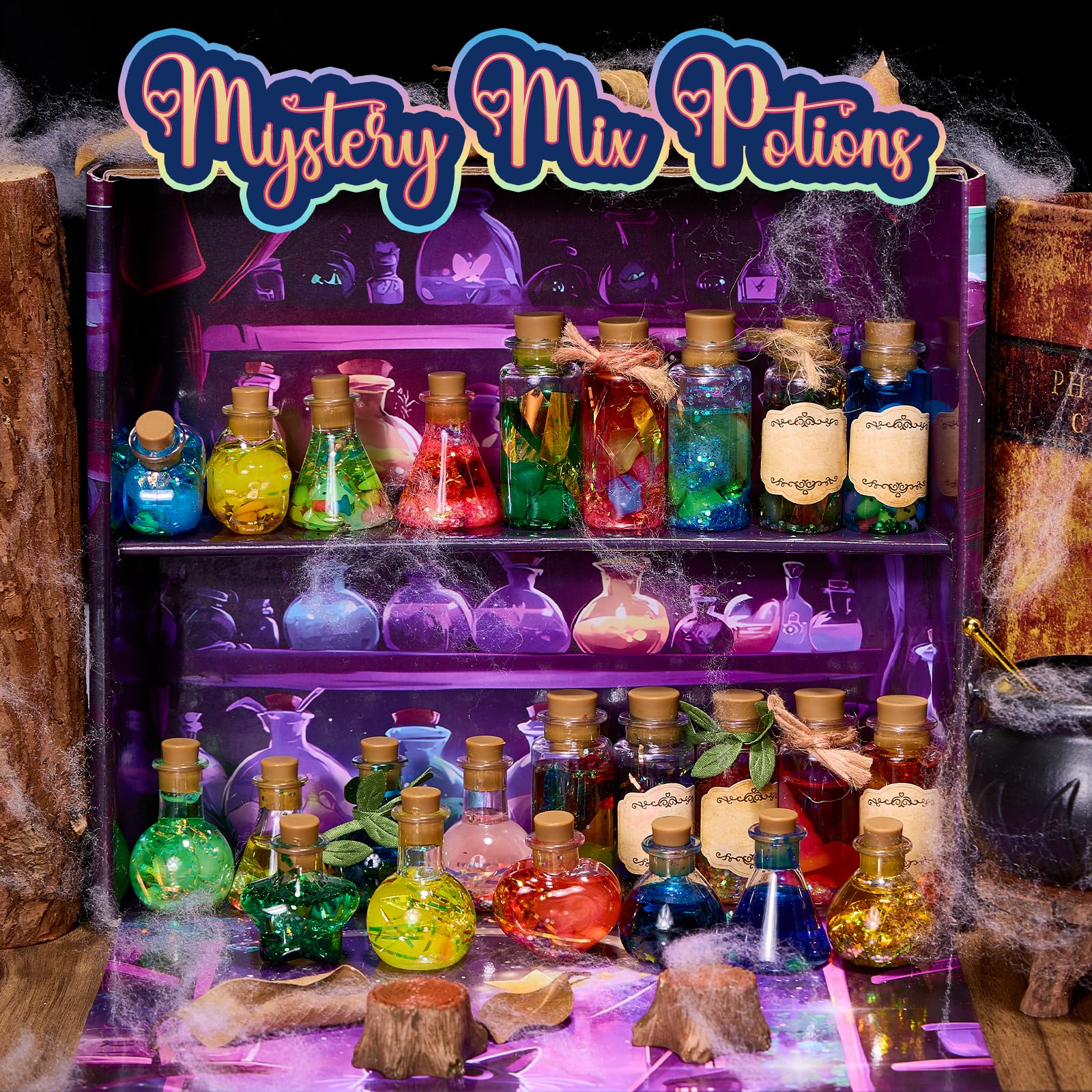 QLRR Rainbow crystals provide vibrant textures for layered potions.