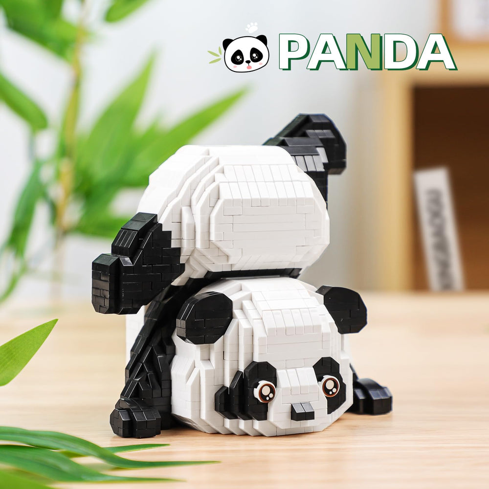 QLT QIAOLETONG Panda assembly tips for beginners with tiny pieces.