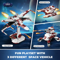 QLT QIAOLETONG space-wing fighter ready for imaginative missions