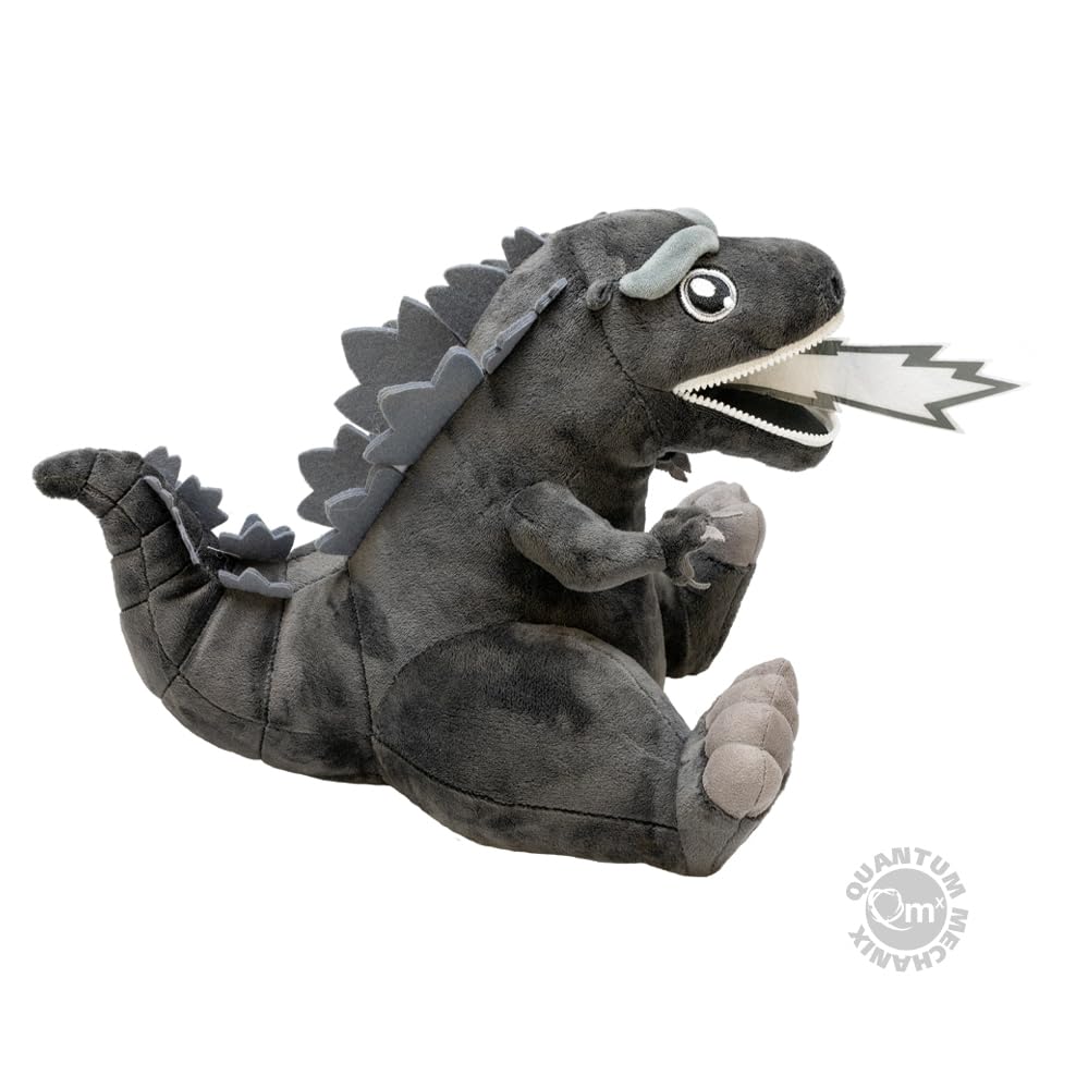QMx Godzilla Zippermouth Plush sculpted eyebrow ridge adds ferocious character to any display.