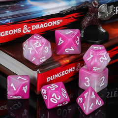 QMay DND dice set ready for tabletop use and travel