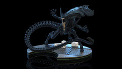 QMx Alien Queen barbed tail detail highlights dynamic action-ready pose
