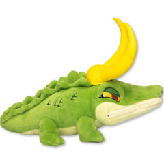 QMx Alligator Loki Zippermouth Plush invites imaginative storytelling and display in any room.