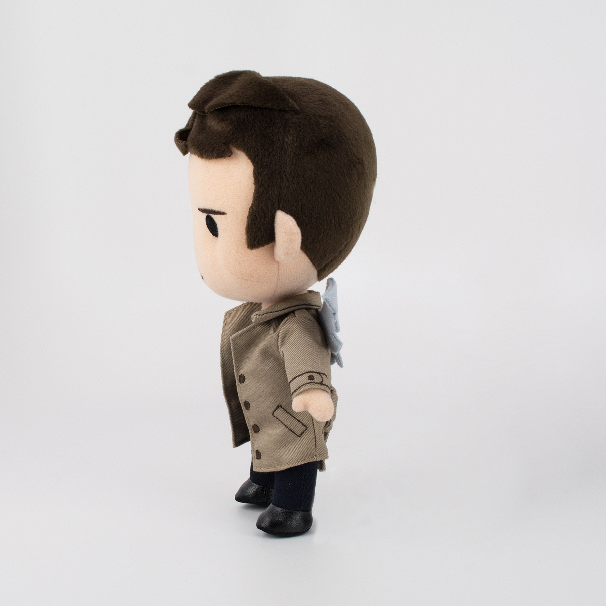 QMx Castiel Q-Pals attire captures trench coat and necktie for authentic homage