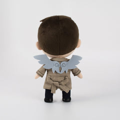 QMx Castiel Q-Pals coat-and-tie look enhances desk displays