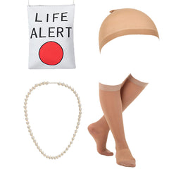 qnprt plastic cane kid costume—stable prop for imaginative play.