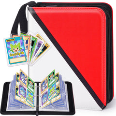 Qodalyth Card Binder with 4-pocket zipper guards and organizes a growing collection.