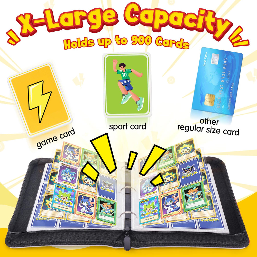 Qodalyth Card Binder wrist strap enables easy travel and quick access.