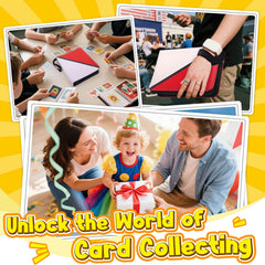Wrist strap adds portable convenience for on-the-go card access.