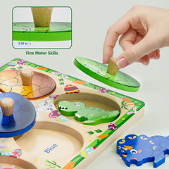 QODOFLR color-matching play promotes early pattern recognition for toddlers.