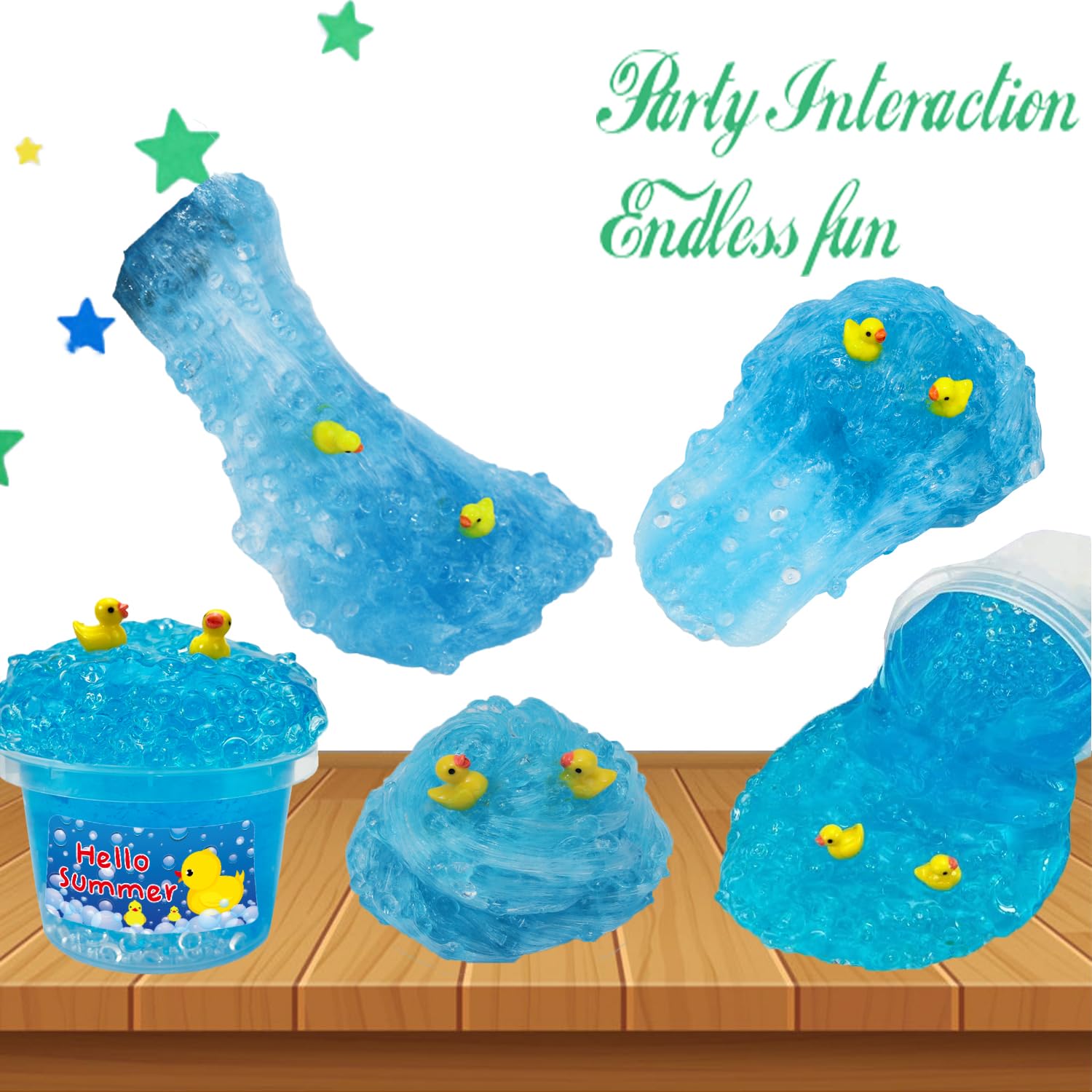 QOFRJTU Rich texture slime encourages hands-on creativity during kid-friendly play