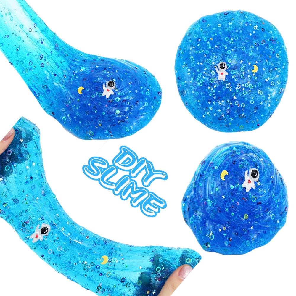QOFRJTU Scented crunchy slime offers soft texture and a refreshing scent during play.