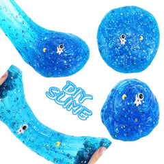 QOFRJTU Scented crunchy slime offers soft texture and a refreshing scent during play.