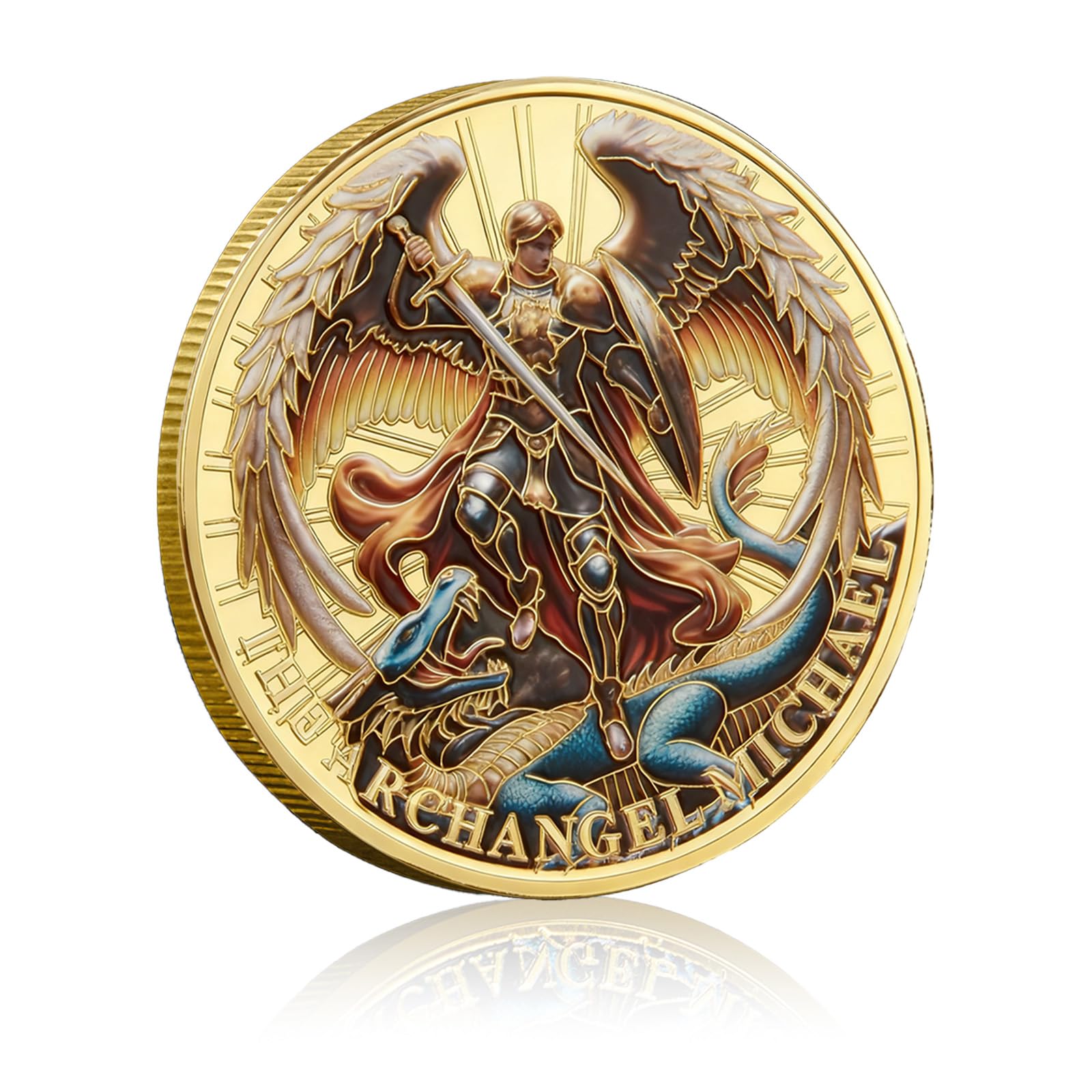 Qoncosy 40mm coin diameter suitable for pockets or desks