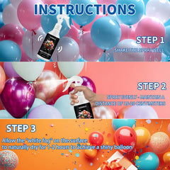 QONS home party decor balloon sparkle enhances visual impact