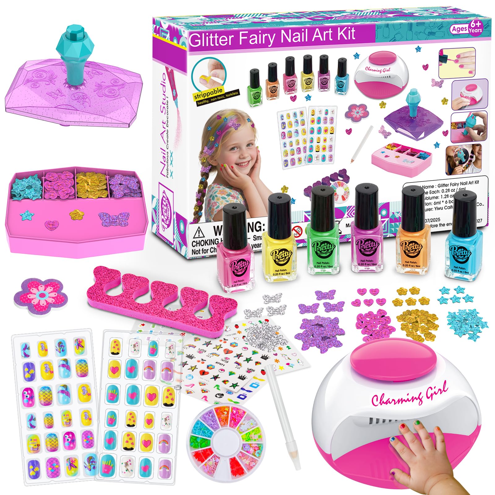 QoQlz Nail Separator keeps fingers organized during nail art sessions