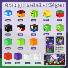 QOUBAI ideal gift for ages 3-8 with varied building ideas