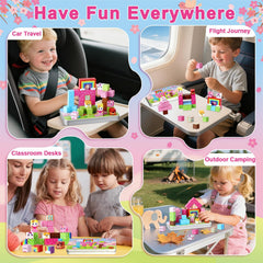 QOUBAI textured pieces invite tactile play and sensory discovery.