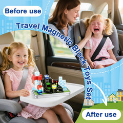 Qoubai textured magnetic tiles offer tactile exploration and engaging play.
