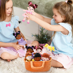 Qpewep plush dolls ideal for imaginative play at home or daycare.