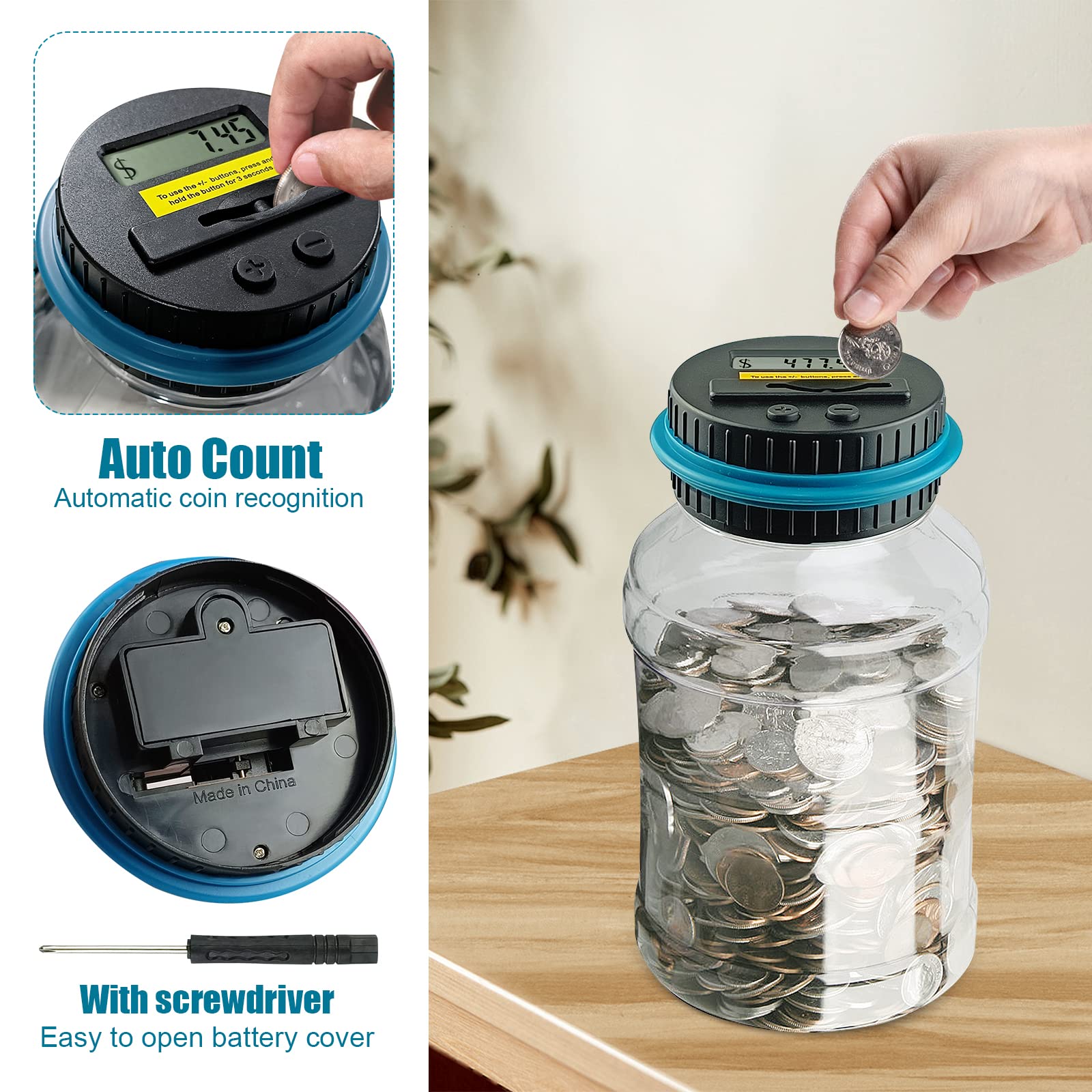 QPEY ABS plastic construction highlights lightweight, sturdy daily use