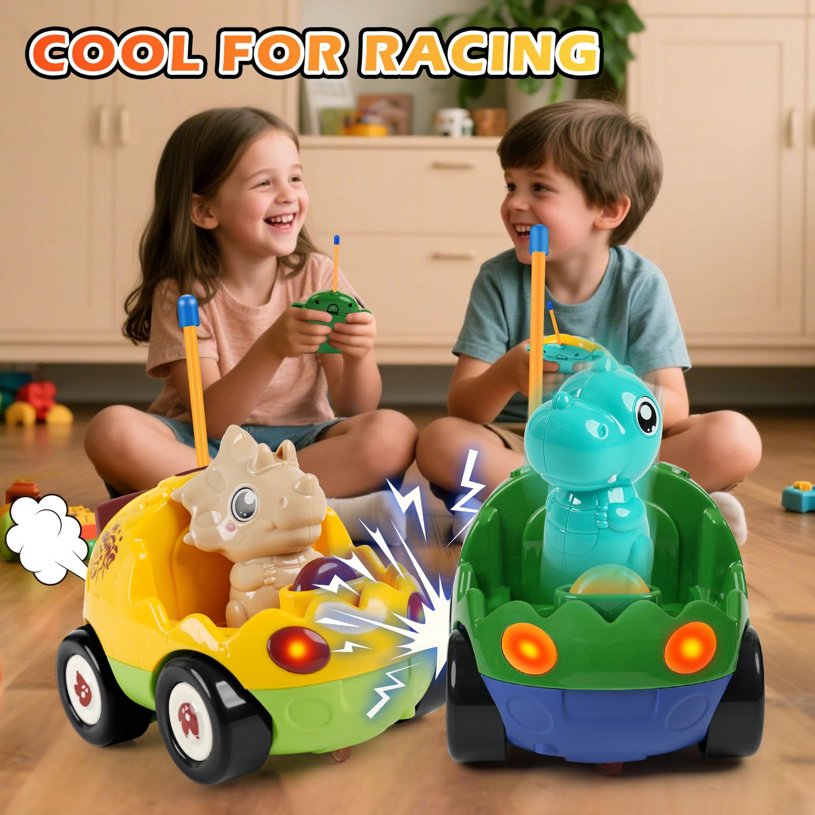 QPOU dino-figures-interchangeable fuel imaginative storytelling for kids