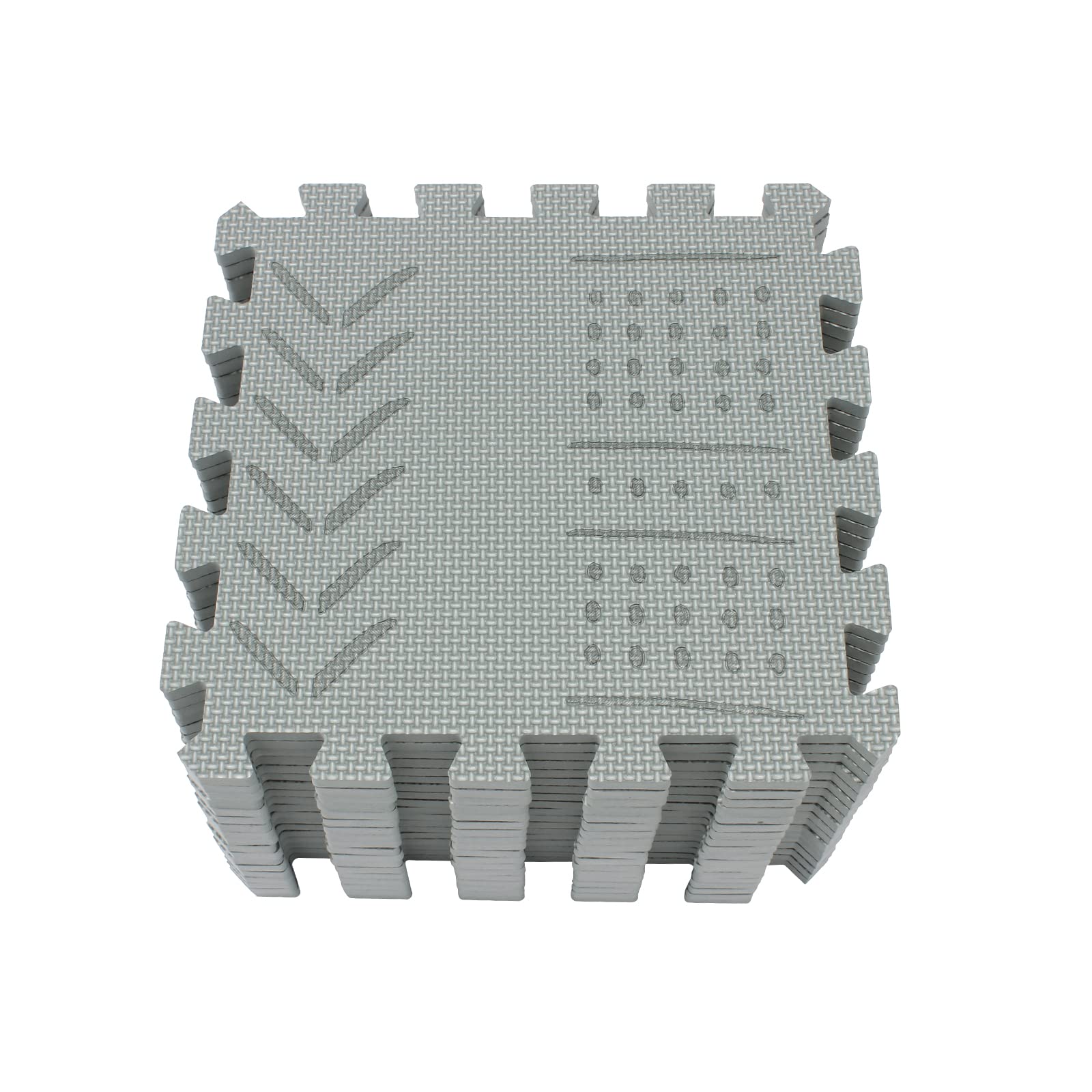 qqpp EVA 18 Tiles easy-clean surface supports quick after-play wipe-down.