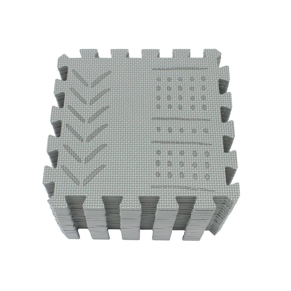 qqpp EVA 18 Tiles easy-clean surface supports quick after-play wipe-down.