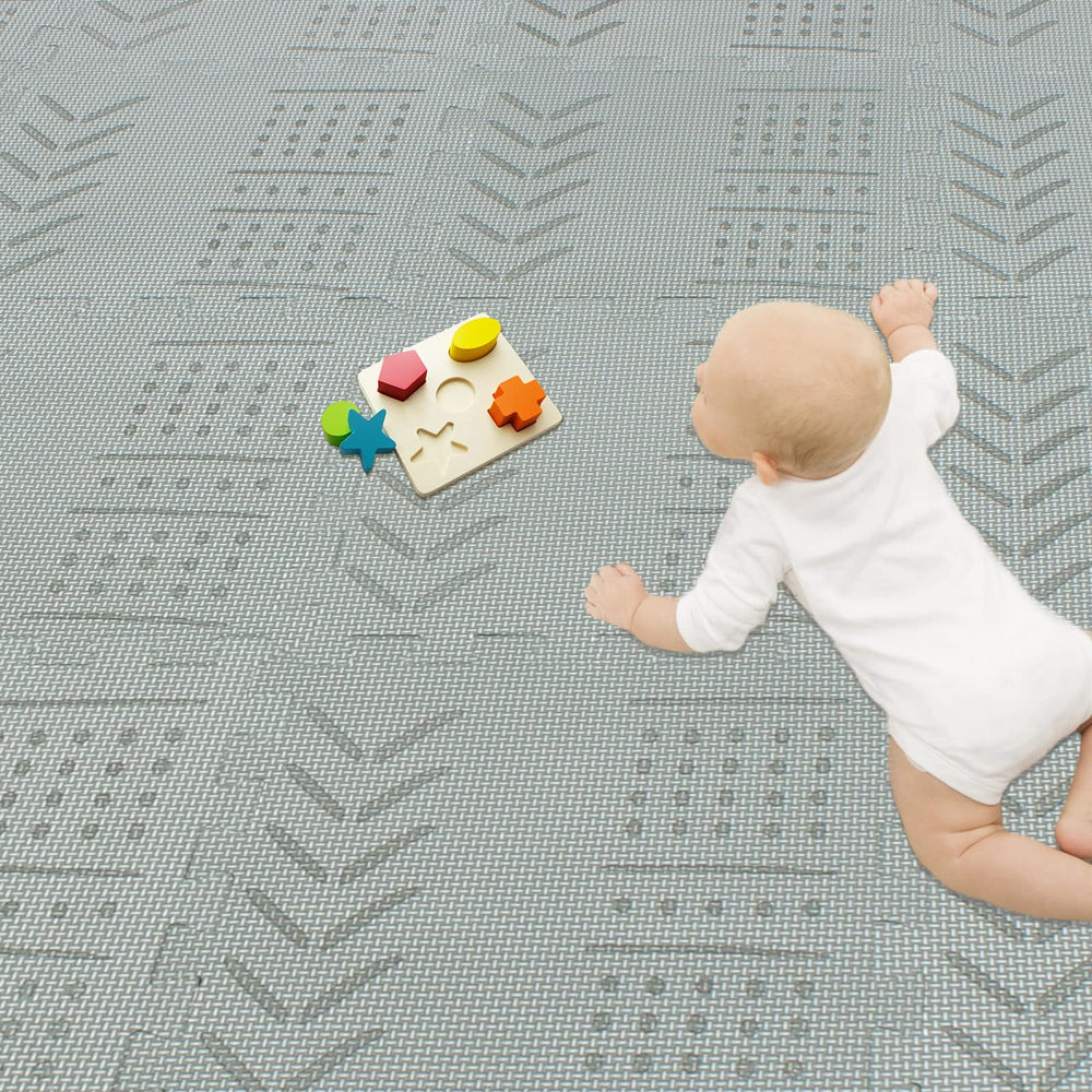 qqpp EVA 18 Tiles interlocking foam aligns with any room for quick setup.