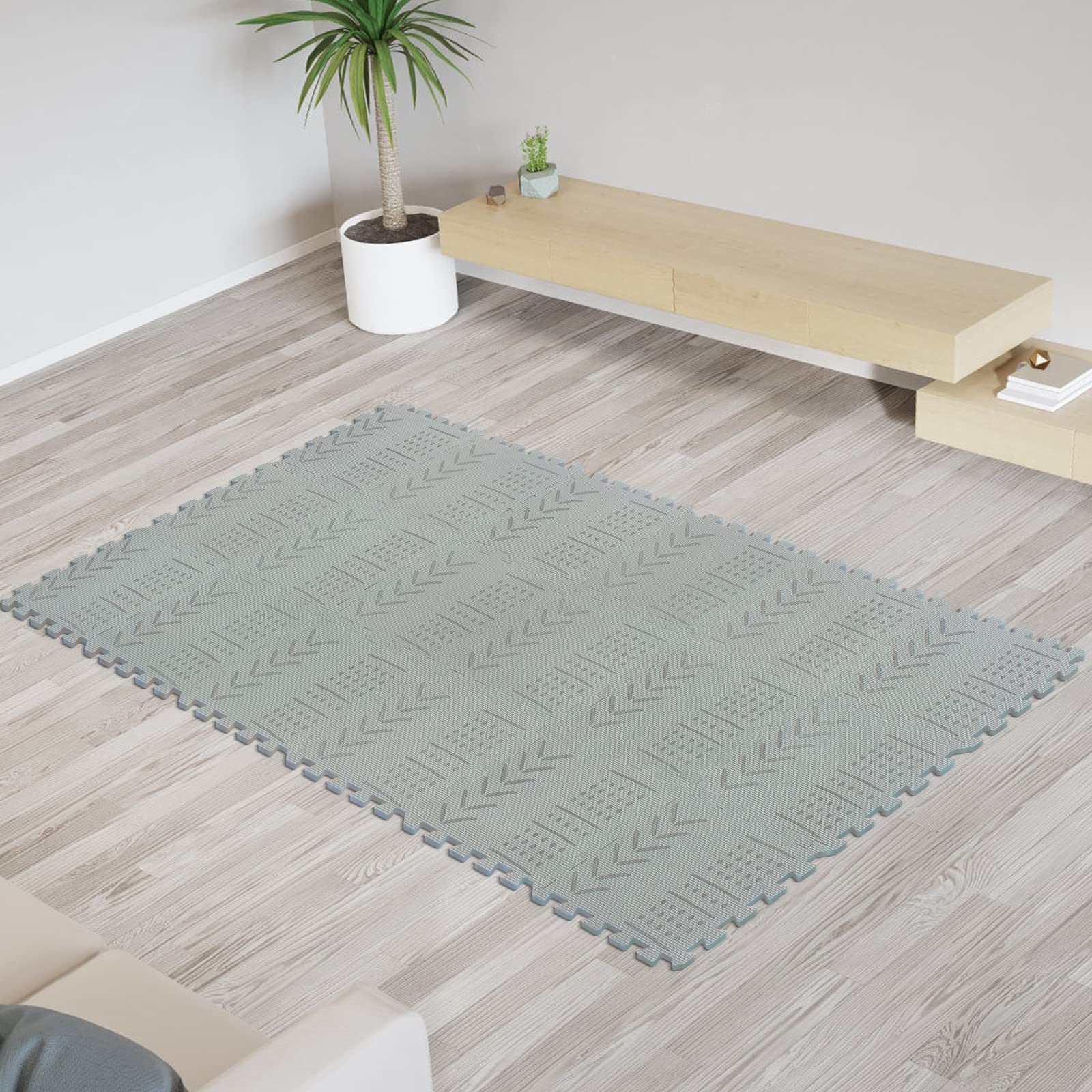qqpp EVA 18 Tiles gray mat suits modern interiors and versatile layouts.