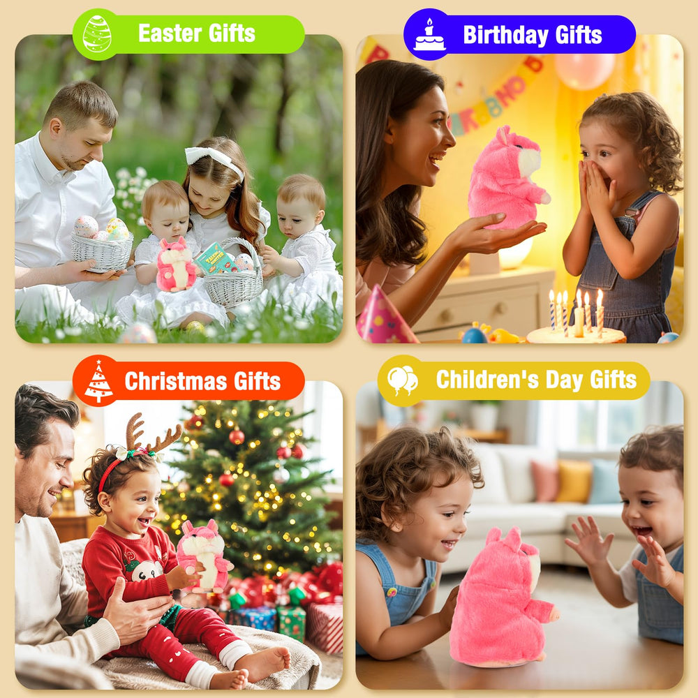 Qrooper Talking Hamster provides comforting familiarity during story or playtime.