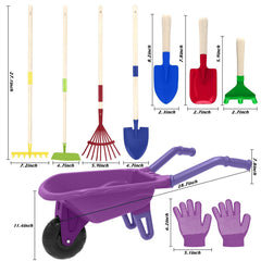 Qtioucp fruit and vegetable stickers for gardening learning