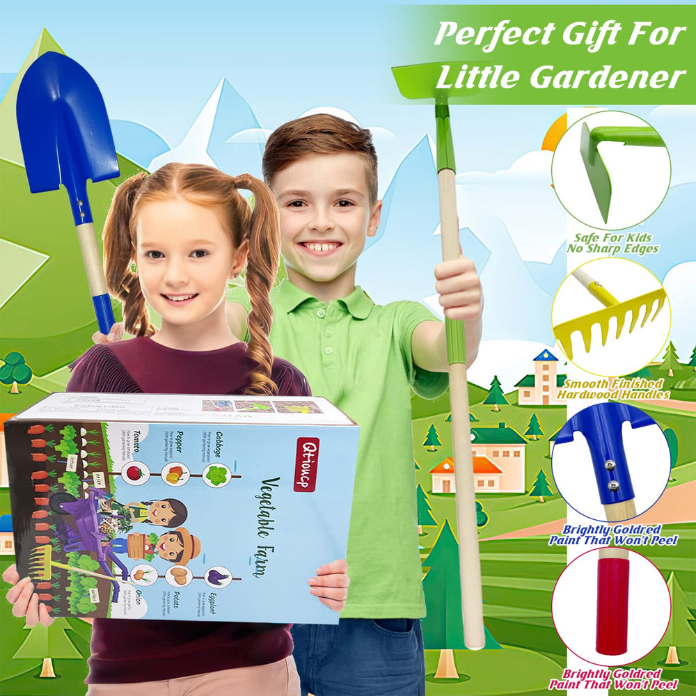 Qtioucp gardening gloves for safe outdoor play