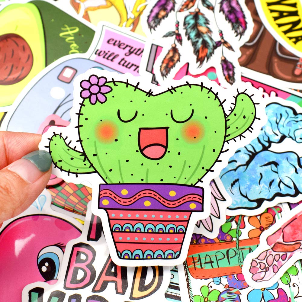 QTL 50-piece sticker set for notebooks and scrapbooks