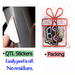 QTL Neon stickers used as school rewards and classroom prizes.