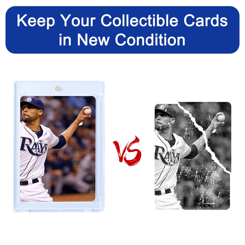 Qtyord standard 3x4 inch sleeve fits baseball and MTG cards