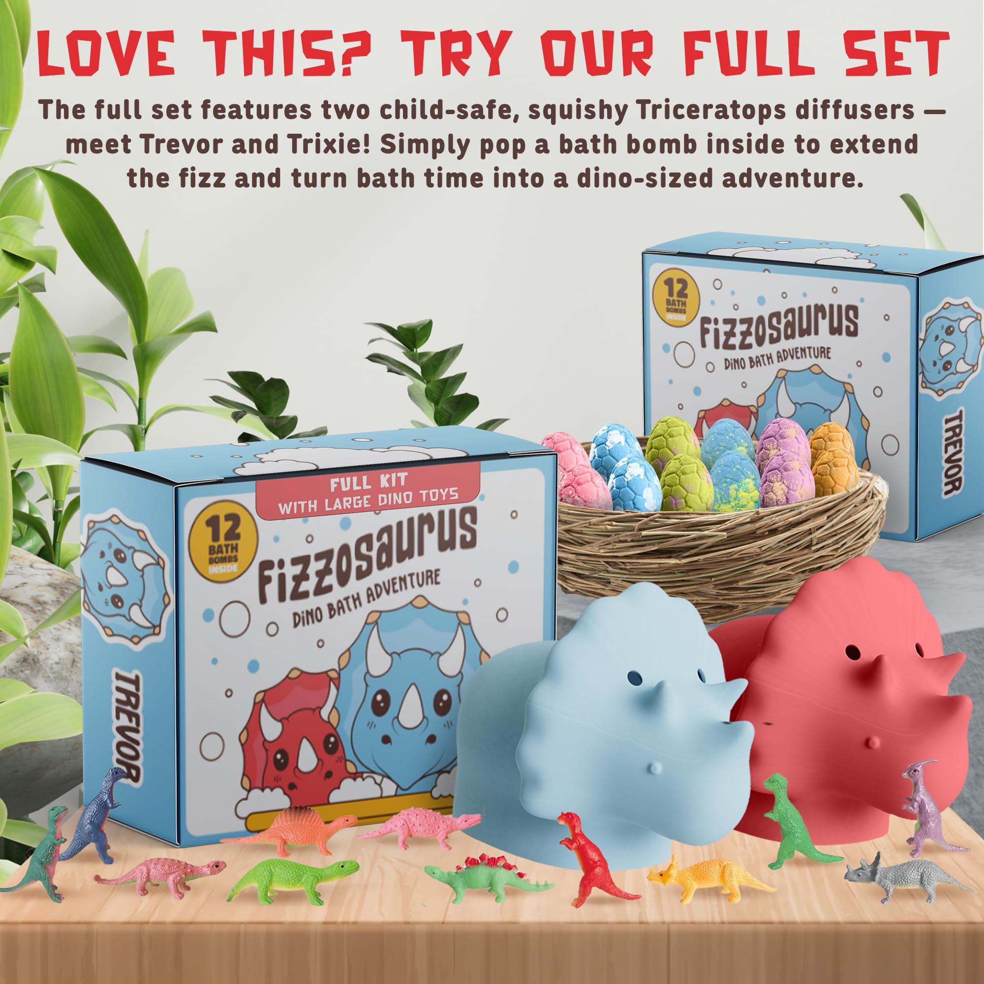 Quack Quack Moo moisturizing bath bombs provide gentle skin hydration.
