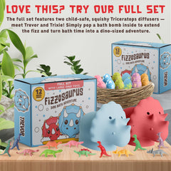 Quack Quack Moo moisturizing bath bombs provide gentle skin hydration.