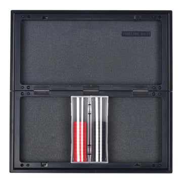 QuadPro checkers pieces close-up showing durable premium feel.