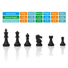QuadPro travel chess set folded compact for easy carrying