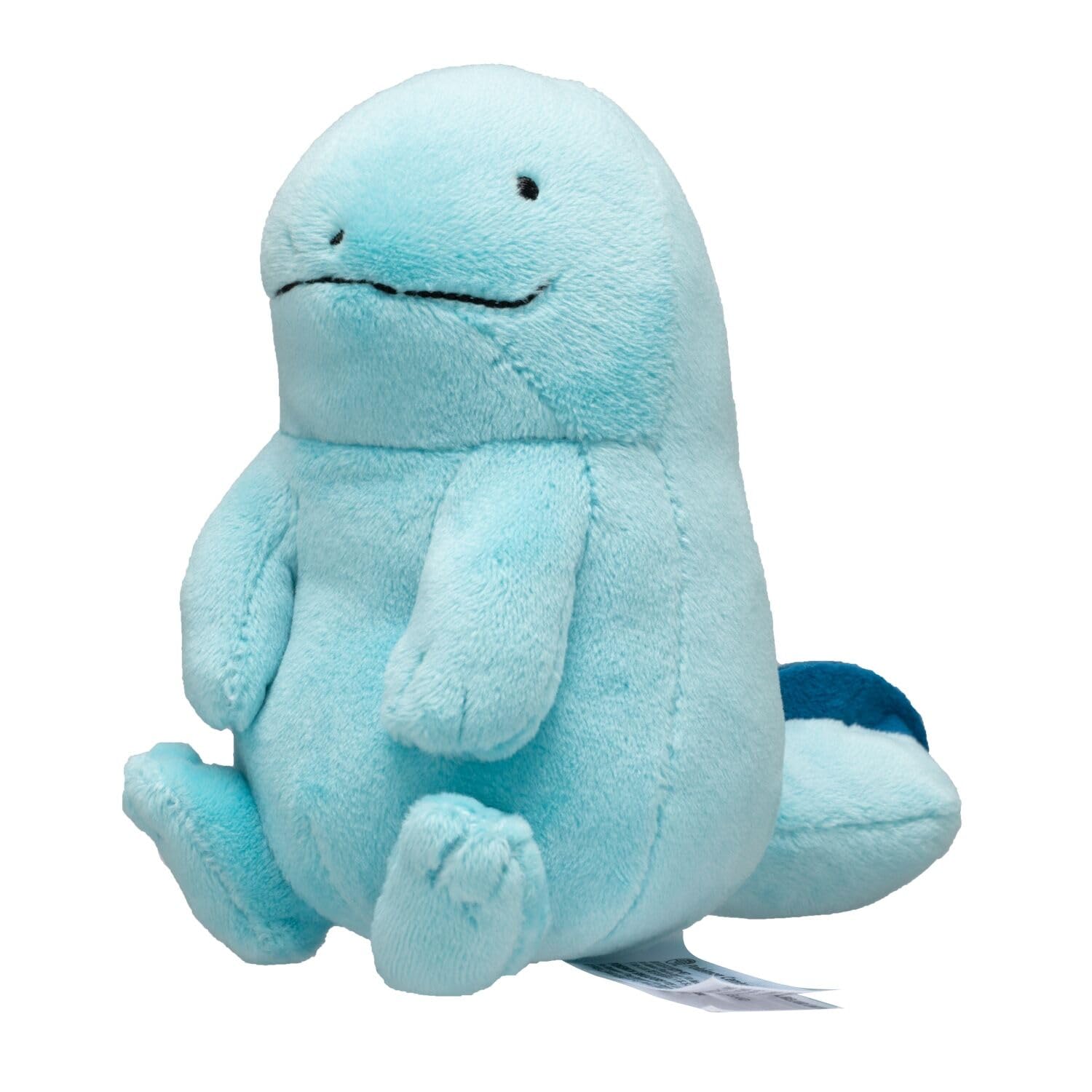 Pokemon Center Quagsire plush close-up, showing texture and friendly character for kids.