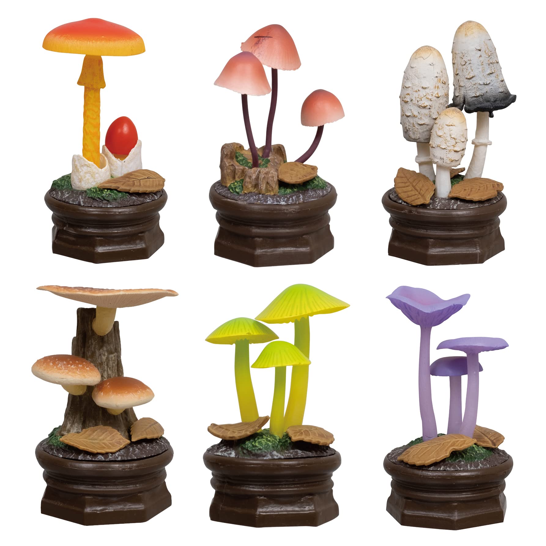 Qualia Mushroom Garden design 1 figurine for classroom dioramas