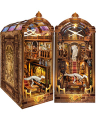 Quanquer book nook museum diorama assembly guides sophisticated desk decor