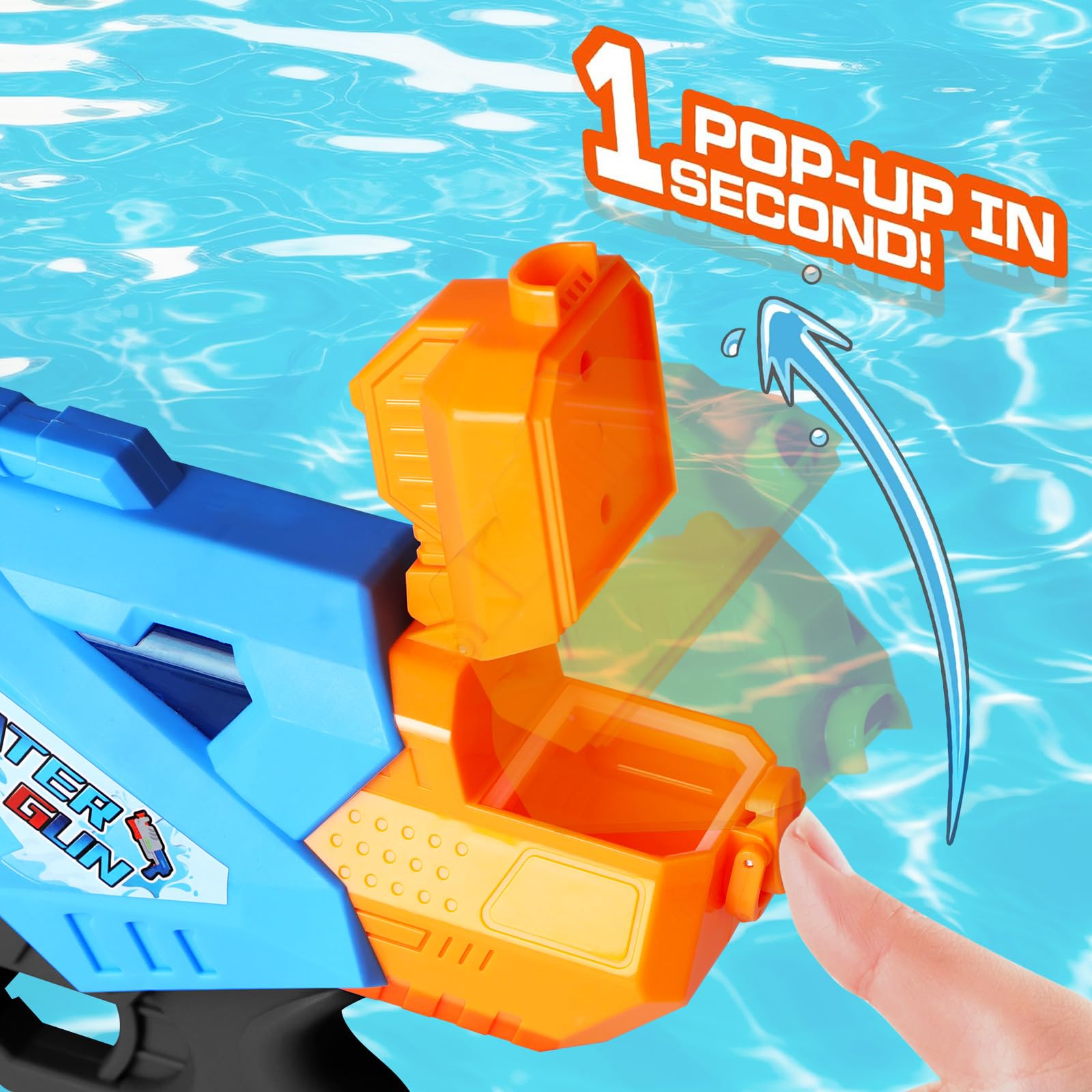 Quanquer refill-friendly design speeds quick relays between rounds.