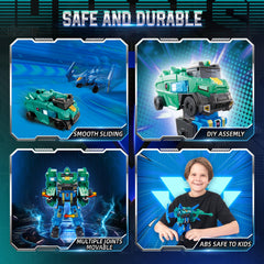 Quantum Heroes Dinoster green blue color enhances visual appeal during playtime.