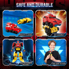 Quantum Heroes DINOSTER Raptor Tron package contents for gift ready play.
