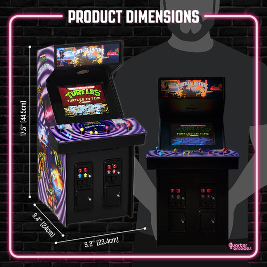 Quarter Arcades TMNT 1/4-scale original ROM enables faithful beat-'em-up play at home.