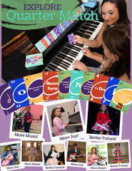 Quarter Match family game-night setup invites shared music exploration.
