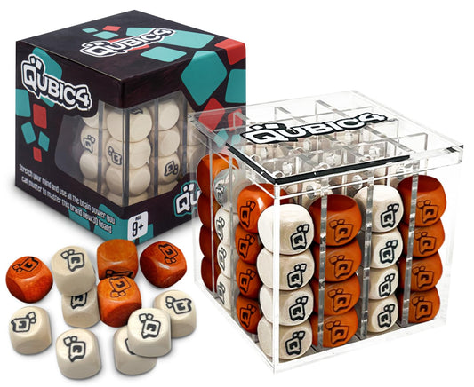 Qubic4 3D grid layout highlights strategic planning for two players